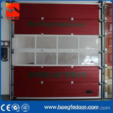 Fire station overhead sectional door